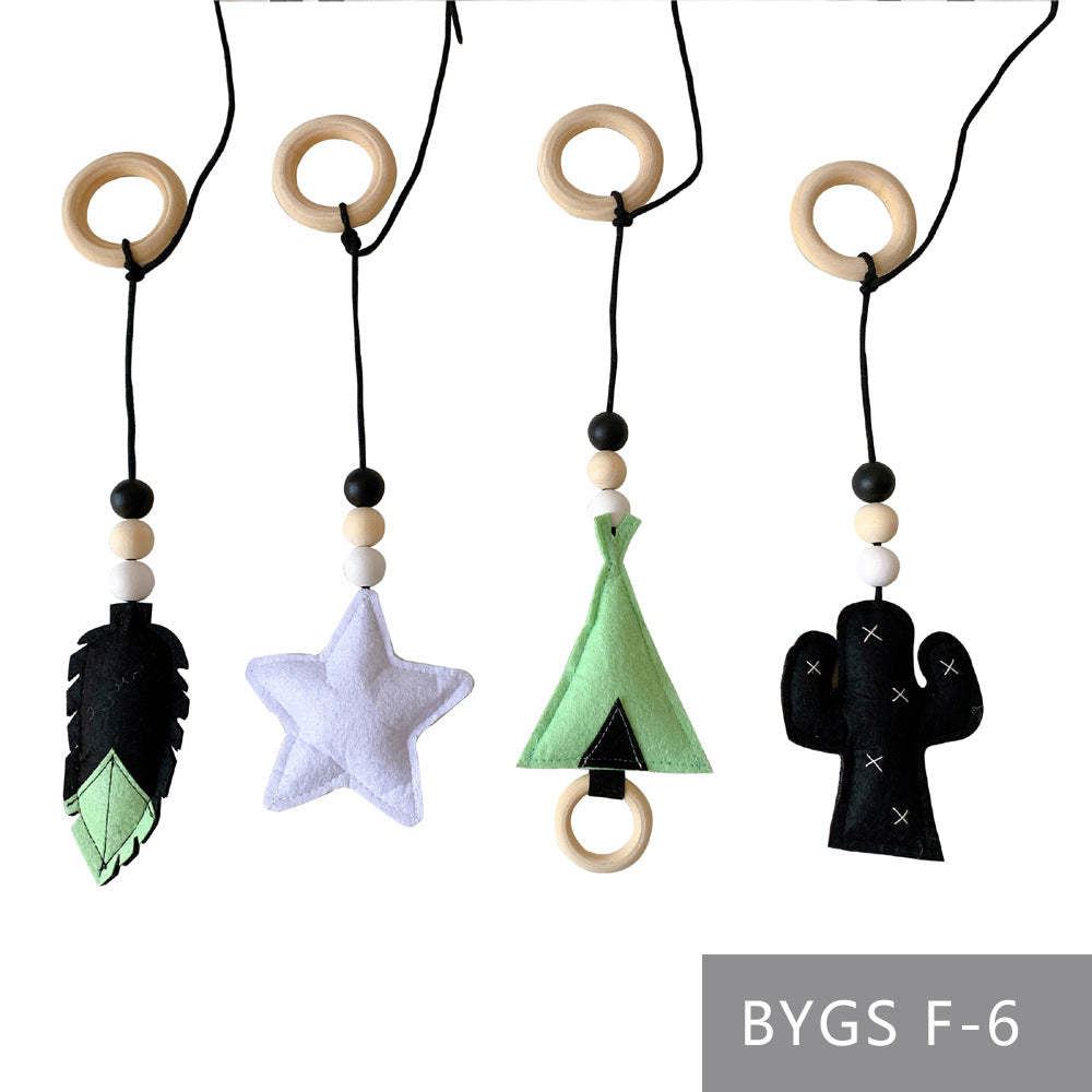 Nordic style felt children's gym accessory hanging decor