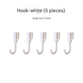 White Hooks [5 Pieces]