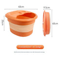 Orange Foot Soaking Bucket with Lid