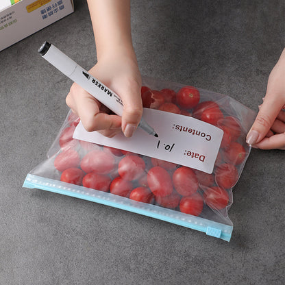 Leak-proof refrigerator storage bags