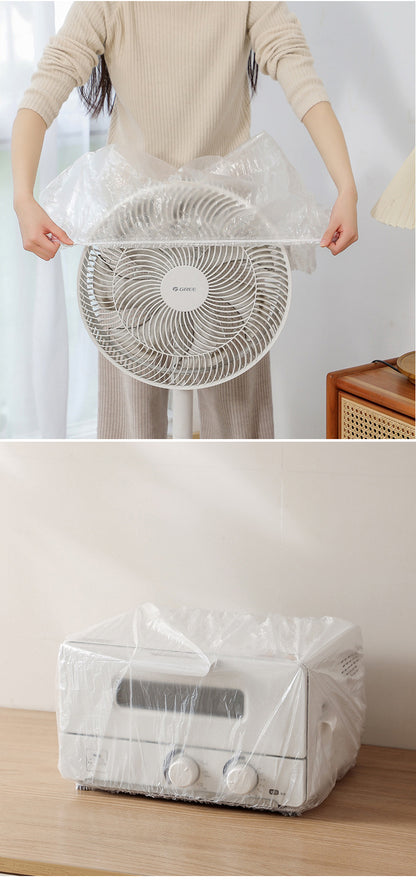 Kitchen appliance dust cover in use