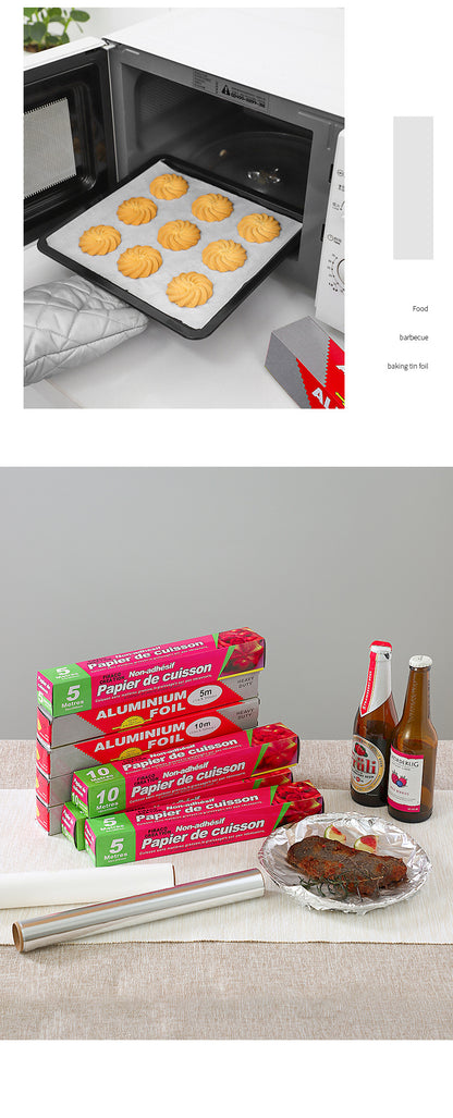 Heavy-duty aluminum foil in kitchen setting