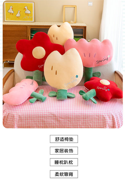 tulip plush pillow