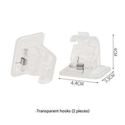Usage example of no-drill curtain rod hooks image 9