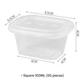 Square 100ML Pack of 50