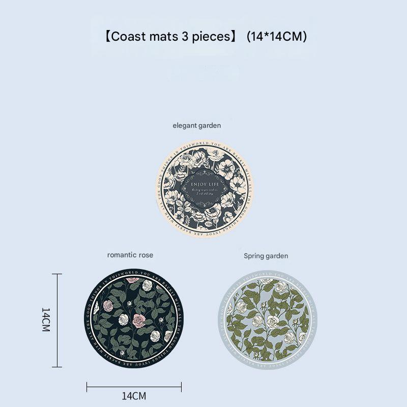 Waterproof round dining table mat