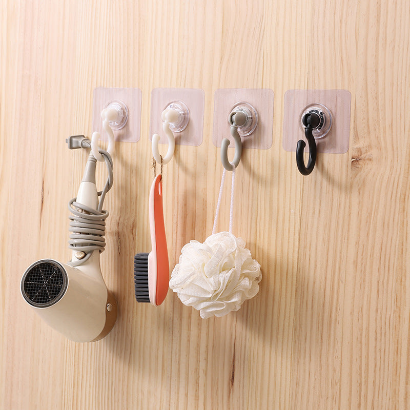 Hook on textured white wall