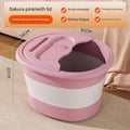 Pink Foot Soaking Bucket with Lid