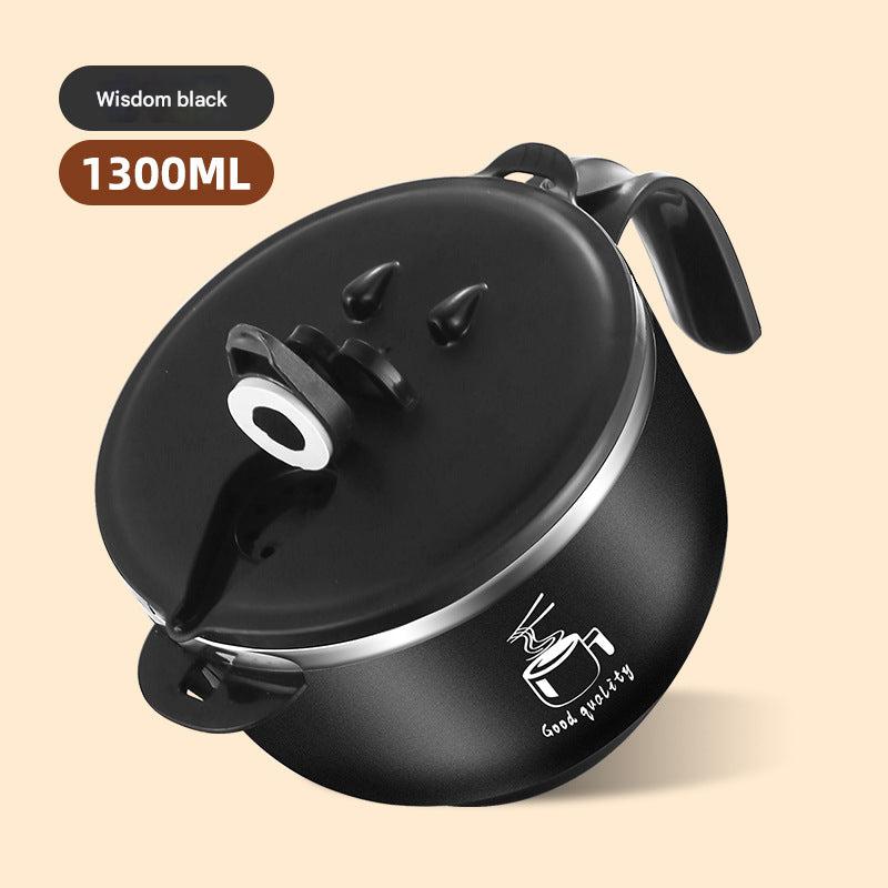 Compact storage stainless steel meal bowl