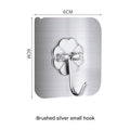 Brushed Silver Small Hooks
